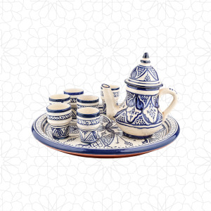 Moroccan Ceramic Tea Set