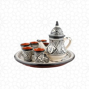 Moroccan Ceramic Tea Set