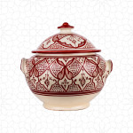 Ceramic Soup Set Red