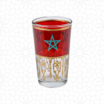 Moroccan Flag Tea Glasses