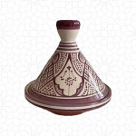 Ceramic Serving Tagine Purple 23cm