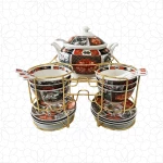 Soup Set White & Red