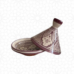 Ceramic Serving Tagine Purple 23cm