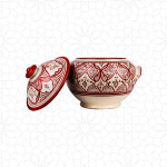 Ceramic Soup Set Red