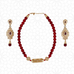 Moroccan Necklace With Earring