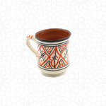 Mug Safi Ceramic Handmade Painted Pattern