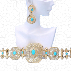 Moroccan Waist Chain & Earrings