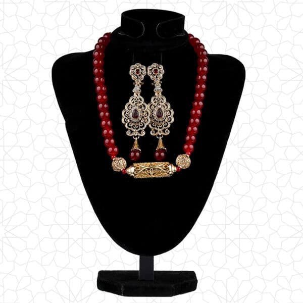 Alternative view of Moroccan Necklace With Earring