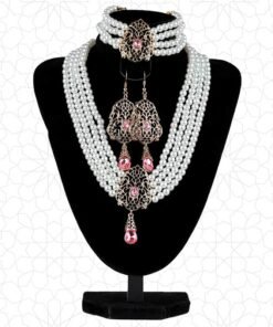 Alternative view of Moroccan Necklace With Earring & Bracelet