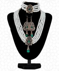 Alternative view of Moroccan Necklace With Earring & Bracelet