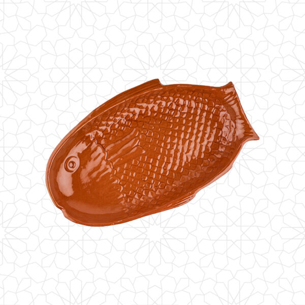 طبق طهي آمن للفرن على شكل سمك 45 سم