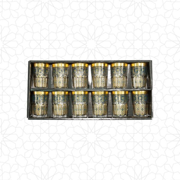 Elegant Moroccan Tea Glasses Set for Authentic Tea Experience