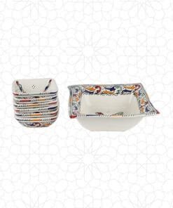 Elegant Ceramic Salad Set for Stylish Dining Experience