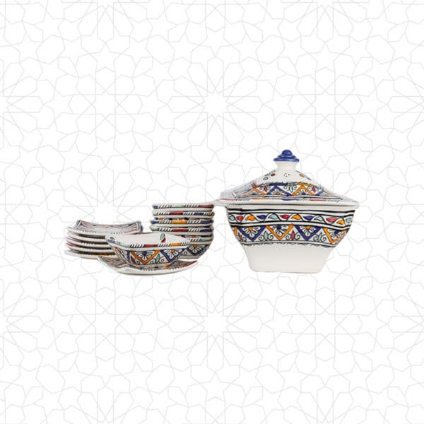 Alternative view of Elegant Ceramic Soup Set