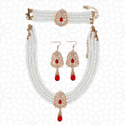 سلسال مع قرط وسوار