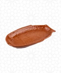 Alternative view of Oven Safe Cooking Plate Fish Shape 45cm
