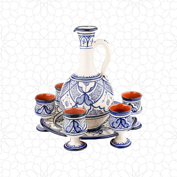 طقم سيراميك لبان سيراميك أزرق
