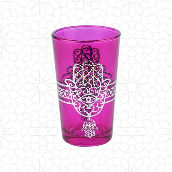 Alternative view of أكواب شاي مغربي فضي