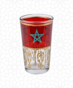 Alternative view of Moroccan Flag Tea Glasses