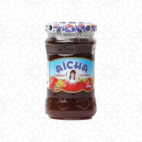 Aicha Strawberry Jam - Delicious Spread, 430g Jar