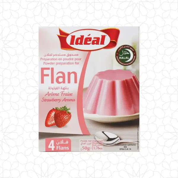 Ideal Flan Strawberry