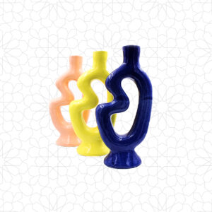 مزهريات مغربية معاصرة مصنوعة يدوياً