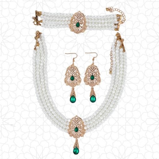 سلسال مغربي مع قرط وسوار