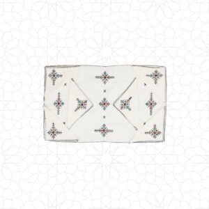 طقم غطاء الصينية والمناديل