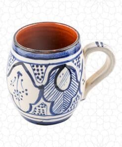 Alternative view of كوب سيراميك أزرق