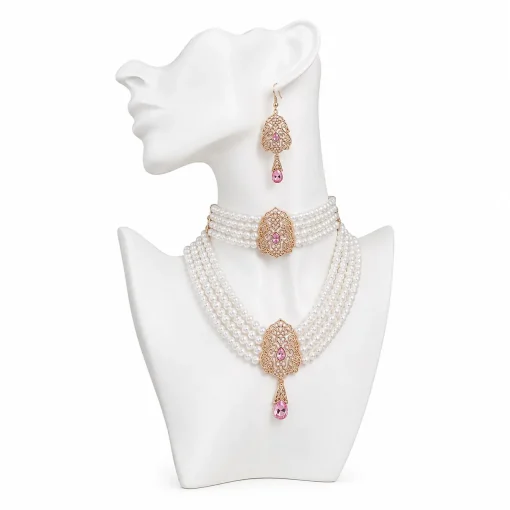 Moroccan Necklace With Earring & Bracelet