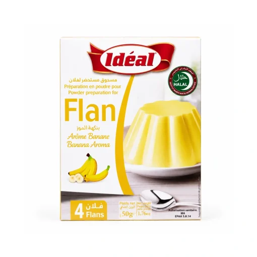 Ideal Flan Banana