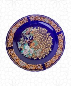 Elegant Taous Blue Plate - 45cm Decorative Dining Piece