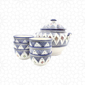 طقم شوربة سيراميك