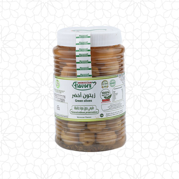 زيتون أخضر مغربي أخضر