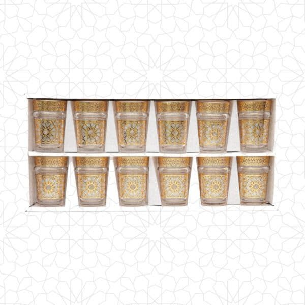 Gold & Silver Tea Glasses