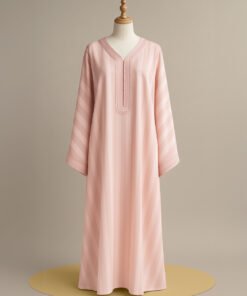 Jawhara Pink Caftan - Elegant and Stylish Traditional Wear