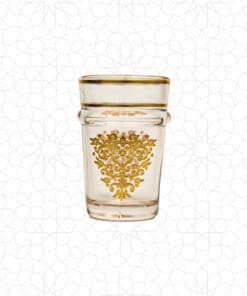 Alternative view of كاسات شاي مغربي ذهبي