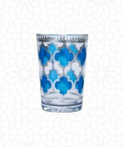 Alternative view of كاسات باللون الفضي والأزرق