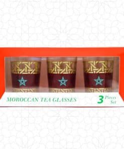 كاسات شاي بالعلم المغربي