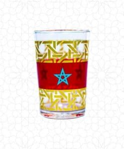 Alternative view of كاسات شاي بالعلم المغربي