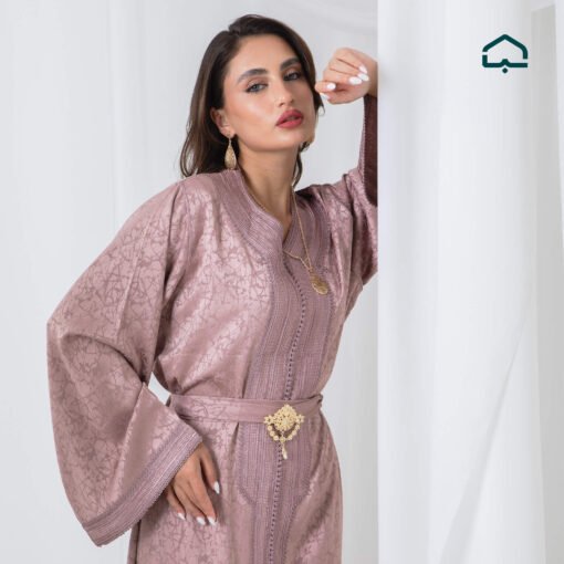 Rose Gold Velvet Caftan