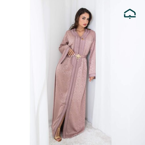 Alternative view of Rose Gold Velvet Caftan