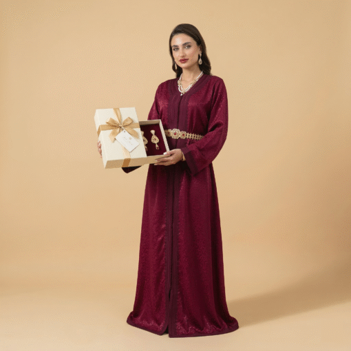 Traditional Caftan Set + Free Accessory