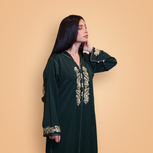 Alternative view of Royal Green Jellaba