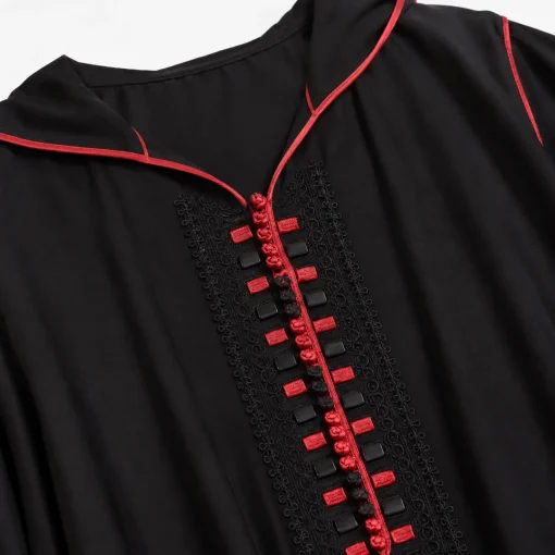 Alternative view of Elegant Black Jellaba