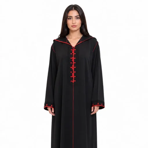 Elegant Black Jellaba