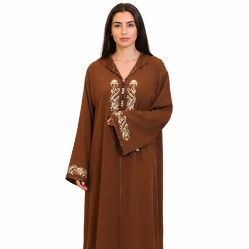 Elegant Jellaba in Camel