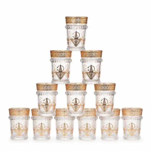 Elegant Moroccan Tea Glasses