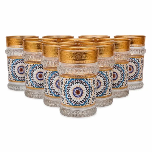 Elegant Moroccan Tea Glasses