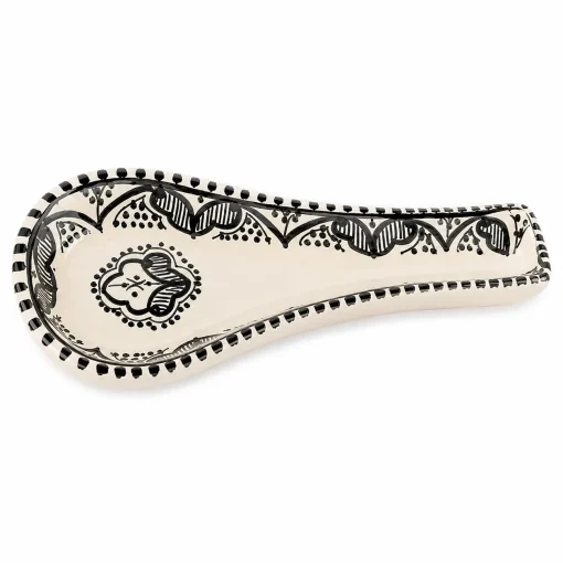 Alternative view of Ceramic Large Black Spoon